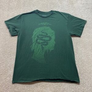 Fantastic Beasts Crimes of Grindelwald Graphic Tee Shirt Mens Large Green‎ Snake